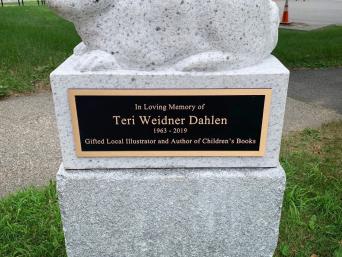 Sculpture with Plaque
